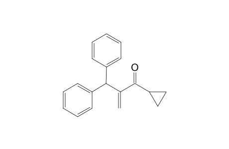 2-Benzhydryl-1-cyclopropylpropen-1-one