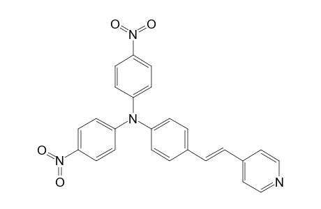 trans-4-[p-[N,N-Bis(4'-nitrophenyl)amino]styryl]pyridine