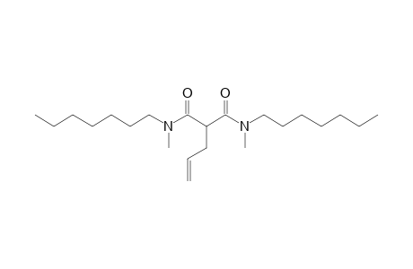 2-Allyl-N,N'-diheptyl-N,N'-dimethyl-malonamide