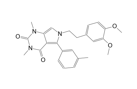 6-[2-(3,4-dimethoxyphenyl)ethyl]-1,3-dimethyl-5-(3-methylphenyl)-1H-pyrrolo[3,4-d]pyrimidine-2,4(3H,6H)-dione