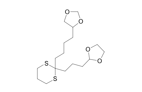2-[3'-(1,3-Dioxolanyl)propyl]-2-[4"-(1,3-dioxolanyl)butyl]-1,3-dithiane