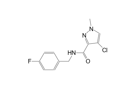 4-chloro-N-(4-fluorobenzyl)-1-methyl-1H-pyrazole-3-carboxamide