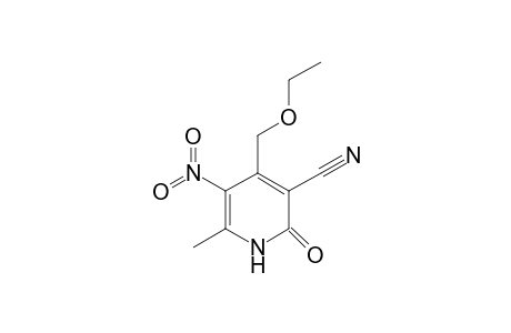 4-(Ethoxymethyl)-6-methyl-5-nitro-2-oxo-1,2-dihydro-3-pyridinecarbonitrile