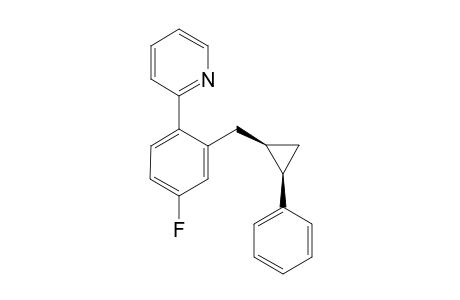 2-{4-Fluoro-2-[(cis-2-phenylcyclopropyl)methyl]phenyl}pyridine