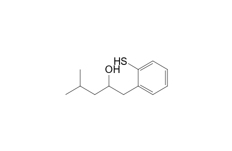 4-Methyl-1-(2-sulfanylphenyl)-2-pentanol