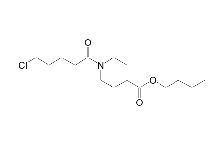 Isonipecotic acid, N-(5-chlorovaleryl)-, butyl ester