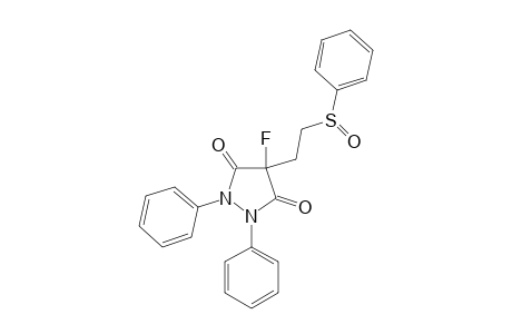 1,2-DIPHENYL-4-FLUORO-4-[(2-PHENYLSULFINYL)-ETHYL]-PYRAZOLIDINE-3,5-DIONE