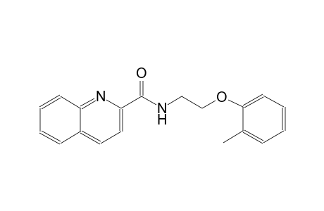 N-[2-(2-methylphenoxy)ethyl]-2-quinolinecarboxamide