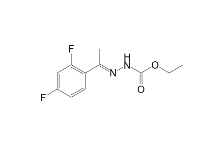 Ethyl (2E)-2-[1-(2,4-difluorophenyl)ethylidene]hydrazinecarboxylate