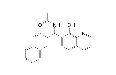 acetamide, N-[(8-hydroxy-7-quinolinyl)-2-naphthalenylmethyl]-