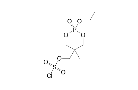 2-Ethoxy-5-methyl-1,3,2-dioxaphosphorinane-5-methyl chlorosulfate-2-oxide