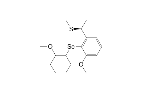 1-Methoxy-2-[2-methoxycyclohexyl]seleno]-3-[(1S)-1-(methylthio)ethyl]benzene