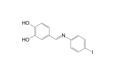 4-((E)-[(4-Iodophenyl)imino]methyl)-1,2-benzenediol