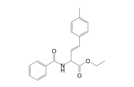 (E)-2-benzamido-4-(4-methylphenyl)-3-butenoic acid ethyl ester