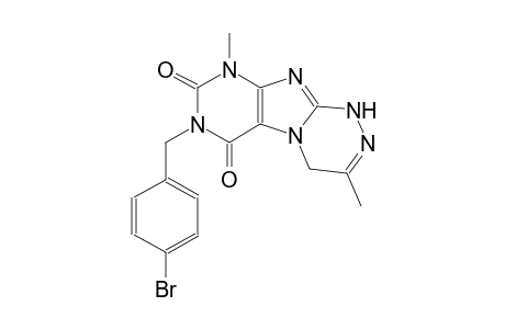 [1,2,4]triazino[3,4-f]purine-6,8(7H,9H)-dione, 7-[(4-bromophenyl)methyl]-1,4-dihydro-3,9-dimethyl-