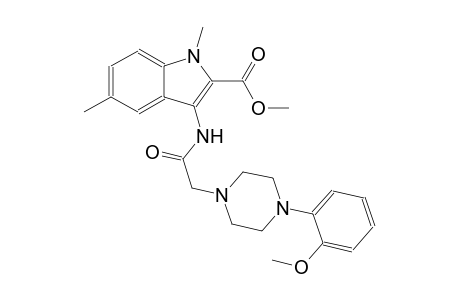 methyl 3-({[4-(2-methoxyphenyl)-1-piperazinyl]acetyl}amino)-1,5-dimethyl-1H-indole-2-carboxylate