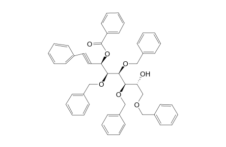 4,5,6,8-Tetra-O-benzyl-3-O-benzoyl-1,2-dideoxy-1-phenyl-D-glycero-D-ido-oct-1-ynitol