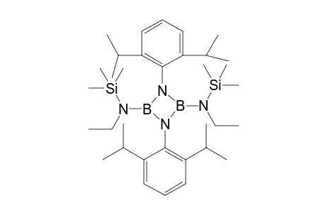 2,4-Bis[ethyl(trimethylsilyl)amino]-1,3-bis[2,6-diisopropylphenyl]-1,3-diaza-2,4-diboretidine