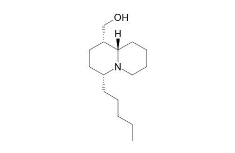(1S,4R,9aS)-4-pentyloctahydro-2H-quinolizin-1-yl]methanol