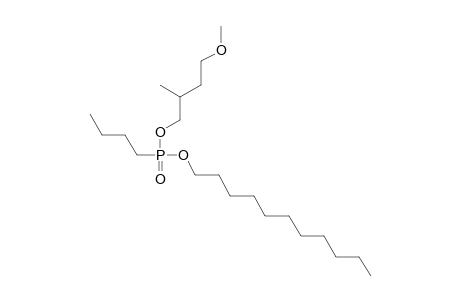 Butylphosphonic acid, 4-methoxy-2-methylbutyl undecyl ester