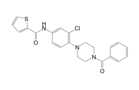 N-[4-(4-benzoyl-1-piperazinyl)-3-chlorophenyl]-2-thiophenecarboxamide