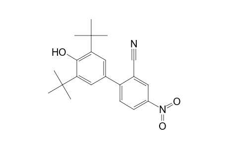 2-(3,5-ditert-butyl-4-hydroxy-phenyl)-5-nitro-benzonitrile