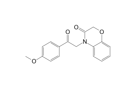4-[2-(4-methoxyphenyl)-2-oxidanylidene-ethyl]-1,4-benzoxazin-3-one