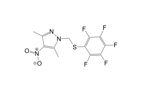 (3,5-dimethyl-4-nitro-1H-pyrazol-1-yl)methyl 2,3,4,5,6-pentafluorophenyl sulfide
