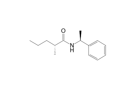 (2R)-2-methyl-N-[(1S)-1-phenylethyl]pentanamide