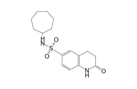 N-cycloheptyl-2-oxo-1,2,3,4-tetrahydro-6-quinolinesulfonamide