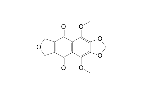 4,10-dimethoxy-6,8-dihydro-[2]benzofuro[5,6-f][1,3]benzodioxole-5,9-dione
