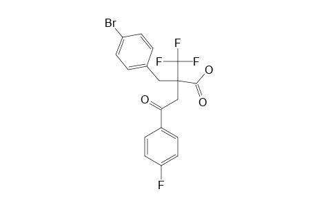 2-(4-BROMOBENZYL)-4-(4-FLUOROPHENYL)-4-OXO-2-TRIFLUOROMETHYL-BUTANOIC-ACID