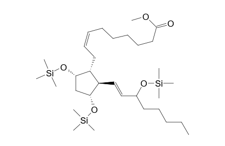 7-Nonenoic acid, 9-[3,5-bis[(trimethylsilyl)oxy]-2-[3-[(trimethylsilyl)oxy]-1-octenyl]cyclopentyl]-, methyl ester, [1R-[1.alpha.(Z),2.beta.(1E,3S*),3.alpha.,5.alpha.]]-