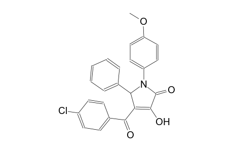 4-(4-chlorobenzoyl)-3-hydroxy-1-(4-methoxyphenyl)-5-phenyl-1,5-dihydro-2H-pyrrol-2-one