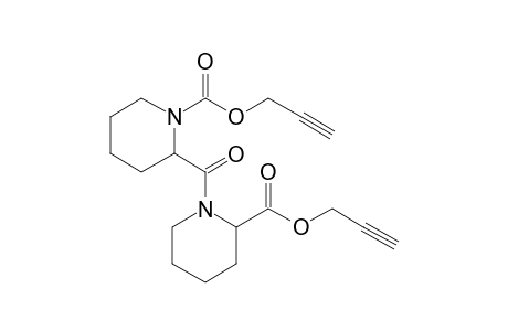 Pipecolylpipecolic acid, N-propargyloxycarbonyl-, propargyl ester