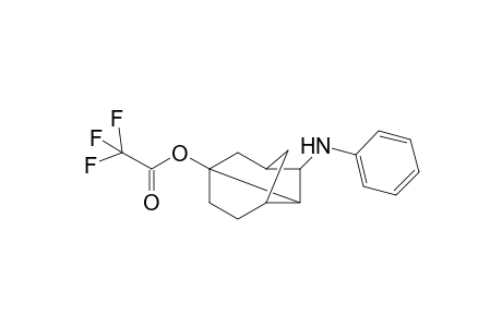 (anti-8)-8-phenylamino-3-(trifluoroacetoxy)tricyclo[4.2.1.0(3,7)]nonane