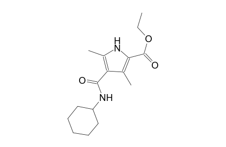 1H-pyrrole-2-carboxylic acid, 4-[(cyclohexylamino)carbonyl]-3,5-dimethyl-, ethyl ester