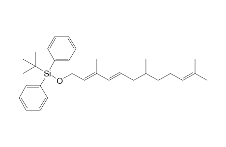(2E,4E)-1-(tert-Butyldiphenylsiloxy)-3,7,11-trimethyl-2,4,10-dodecatriene