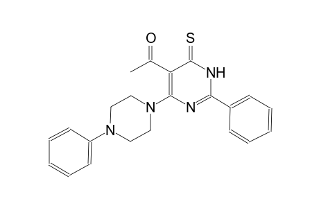 1-[2-phenyl-4-(4-phenyl-1-piperazinyl)-6-thioxo-1,6-dihydro-5-pyrimidinyl]ethanone