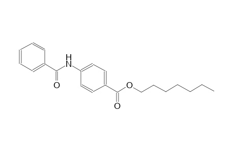 benzoic acid, 4-(benzoylamino)-, heptyl ester