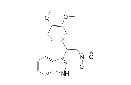 3-(1-(3,4-dimethoxyphenyl)-2-nitroethyl)-1H-indole