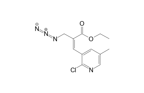 Ethyl 2-(azidomethyl)-3-(2'-chloro-5'-methylpyridin-3'-yl)prop-2-enoate