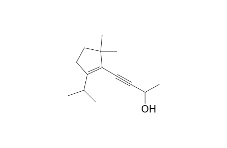4-(2'-isopropyl-5',5'-dimethylcyclopent-1'-enyl)but-3-yn-2-ol