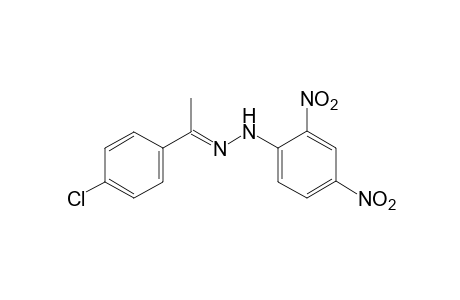 4'-chloroacetophenone, 2,4- dinitrophenylhydrazone