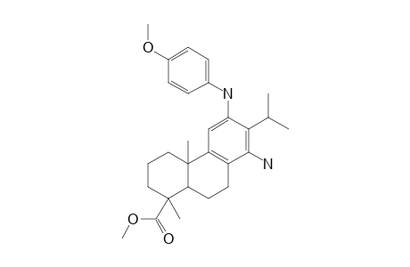 METHYL-12-(4-METHOXYPHENYL)-AMINO-14-AMINODEHYDROABIETATE