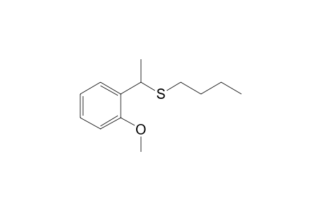 Butyl(1-(2-methoxyphenyl)ethyl)sulfane