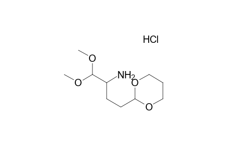 1-[3-([1,3]Dioxan-2-yl)-1-ethyl]-2,2-dimethoxyethylamine Hydrochloride