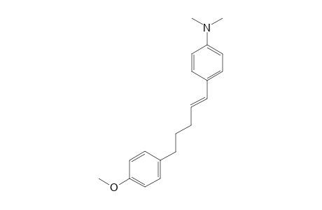 (E)-4-(5-(4-Methoxyphenyl)pent-1-en-1-yl)-N,N-dimethylaniline