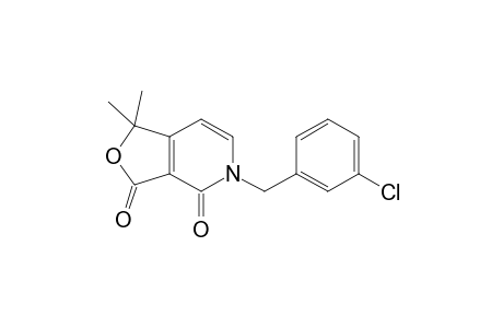 5-(3-Chlorobenzyl)-1,1-dimethylfuro[3,4-c]pyridine-3,4(1H,5H)-dione