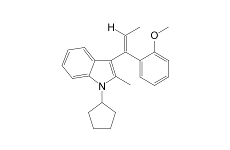 1-Cyclopentyl-3-(1-(2-methoxyphenyl)-1-propen-1-yl)-2-methyl-1H-indole II
